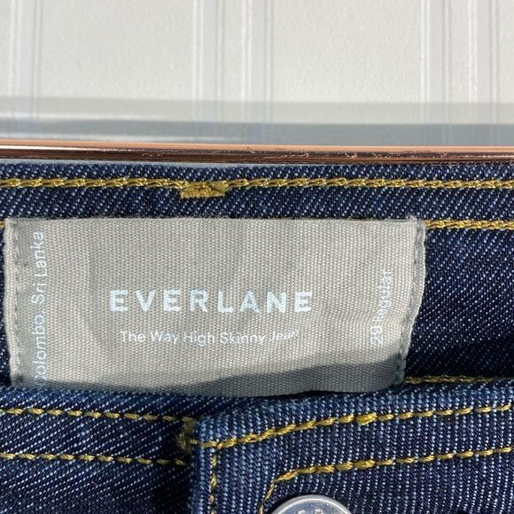 Everlane Way High Skinny Jean Sz‎ 29 - Picture 4 of 6